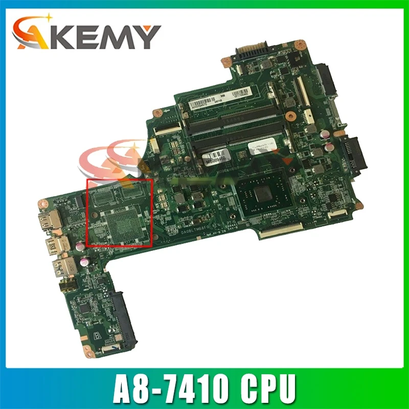 AKEMY A000391440 DA0BLTMB8F0 Mainboard For toshiba satellite C55DT C55DT-C laptop motherboard A8-7410 2.2Ghz CPU Full Tested
AKEMY A000391440 DA0BLTMB8F0 Mainboard For toshiba satellite C55DT C55DT-C laptop motherboard A8-7410 2.2Ghz CPU Full Tested