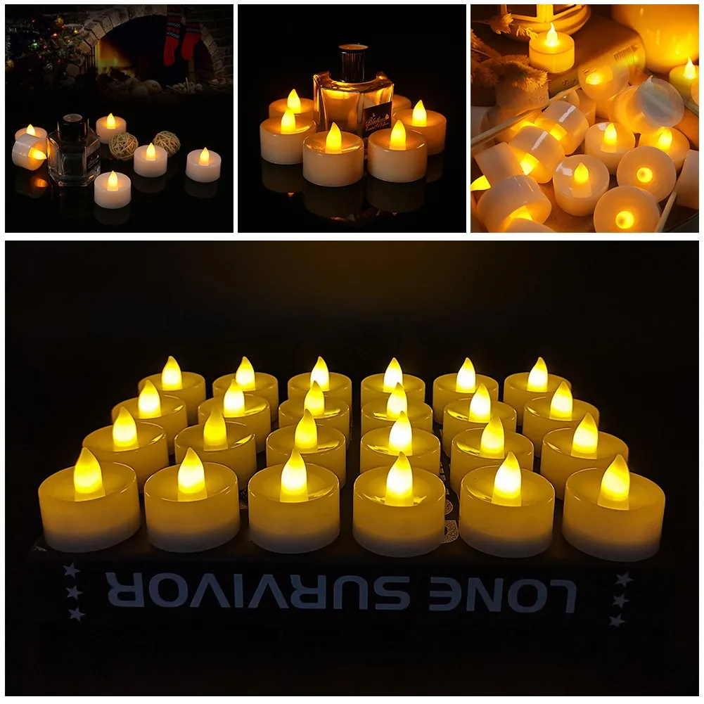 24PCS Flameless LED Tea Lights Candles Romantic Party Home Decor Home Wedding Birthday Party Decoration Lighting LED Candles
24PCS Flameless LED Tea Lights Candles Romantic Party Home Decor Home Wedding Birthday Party Decoration Lighting LED Candles