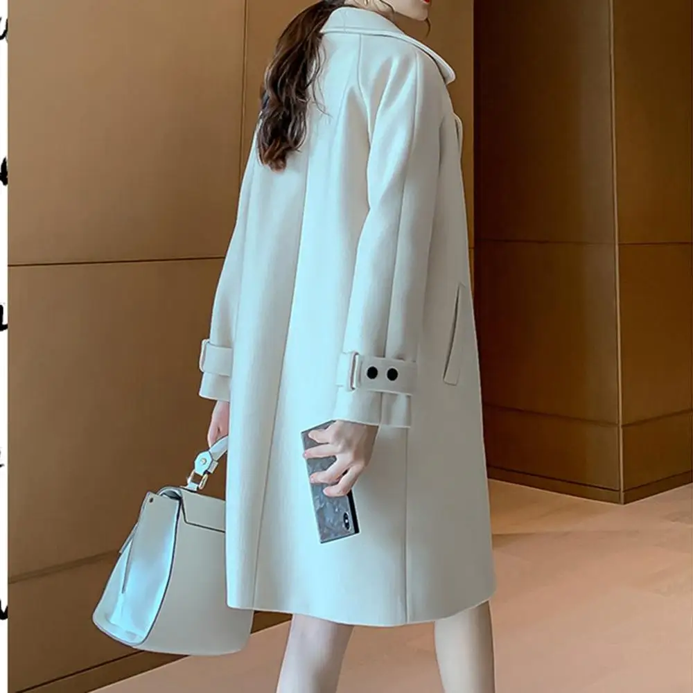 2019 Coat Women Wool Plus Size Autumn Winter Fashion New Vintage Elegant Solid Lapel Button Coat Cashmere Woolen Coat Winter
2019 Coat Women Wool Plus Size Autumn Winter Fashion New Vintage Elegant Solid Lapel Button Coat Cashmere Woolen Coat Winter