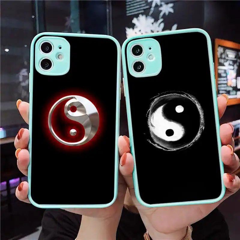 Eight Diagrams Taiji Yin Yang Phone Case Matte Transparent for iPhone 7 8 11 12 s mini pro X XS XR MAX Plus cover funda
Eight Diagrams Taiji Yin Yang Phone Case Matte Transparent for iPhone 7 8 11 12 s mini pro X XS XR MAX Plus cover funda