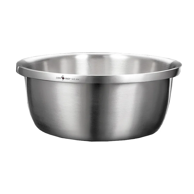 304 Stainless Steel Mixing Bowls Set High Quality Kitchen Thickened Whisking Bowls Set Mixing Bowls for Salad Cooking Baking
304 Stainless Steel Mixing Bowls Set High Quality Kitchen Thickened Whisking Bowls Set Mixing Bowls for Salad Cooking Baking