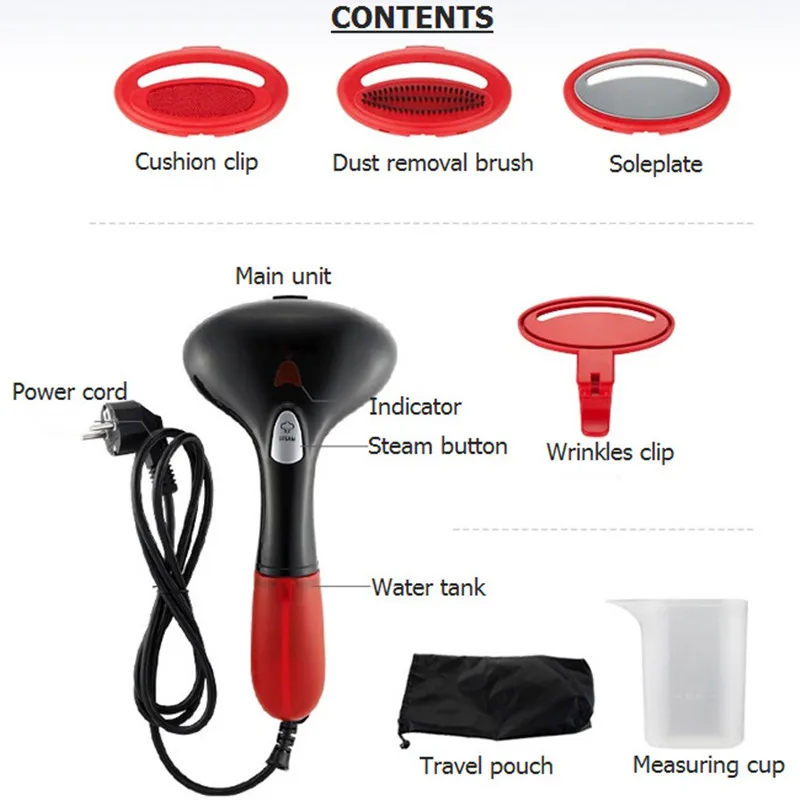 1500W Hand Steam Iron Portable Ironing Machine for Clothes Powerful Fabric Steam Iron Home Mini Electric Iron Gament Steamer
1500W Hand Steam Iron Portable Ironing Machine for Clothes Powerful Fabric Steam Iron Home Mini Electric Iron Gament Steamer
