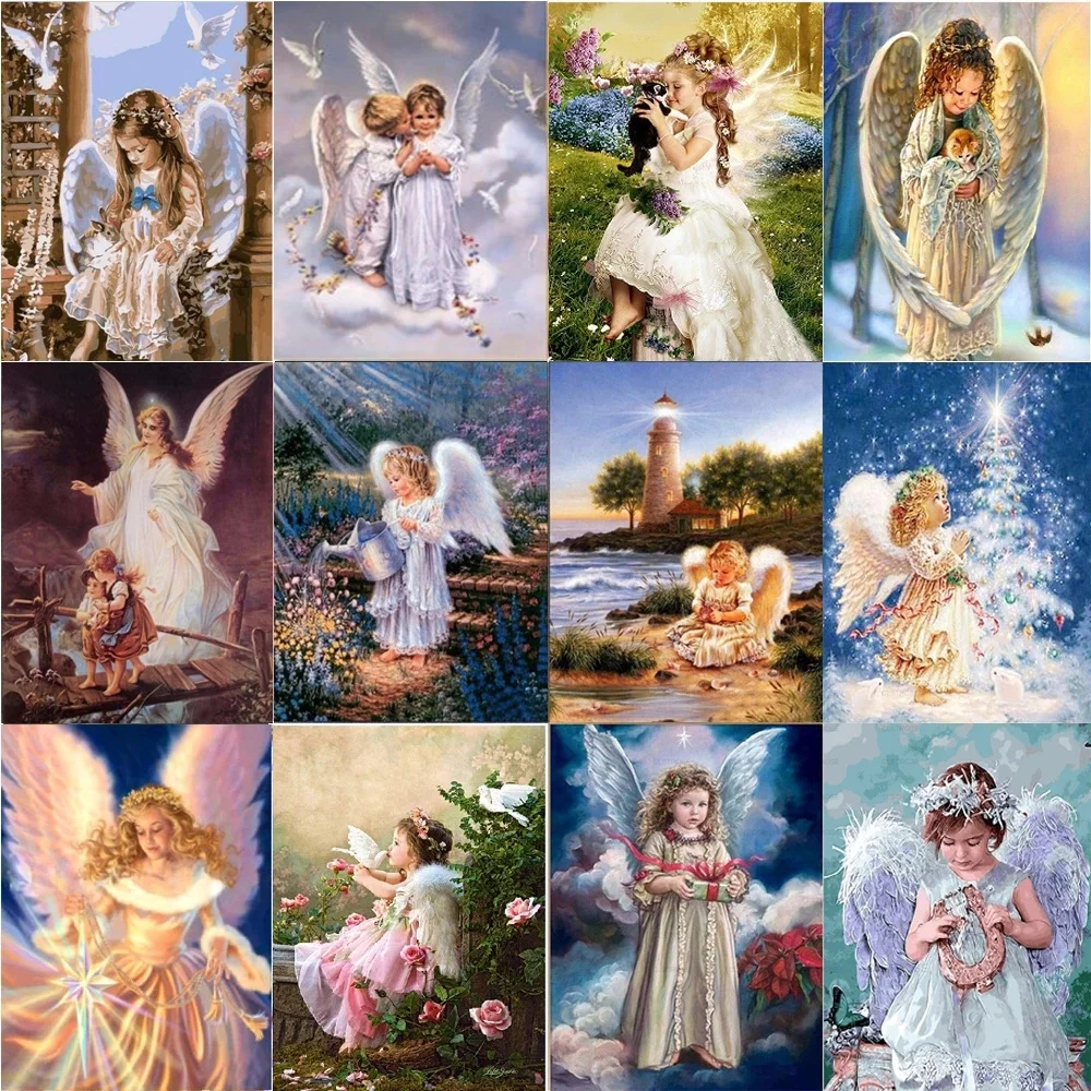 Diamond Painting Diy 5D European Style Acrylic Material Lovely Angel Girl and Boy Pouring Flowers Pattern Background Living Room
Diamond Painting Diy 5D European Style Acrylic Material Lovely Angel Girl and Boy Pouring Flowers Pattern Background Living Room