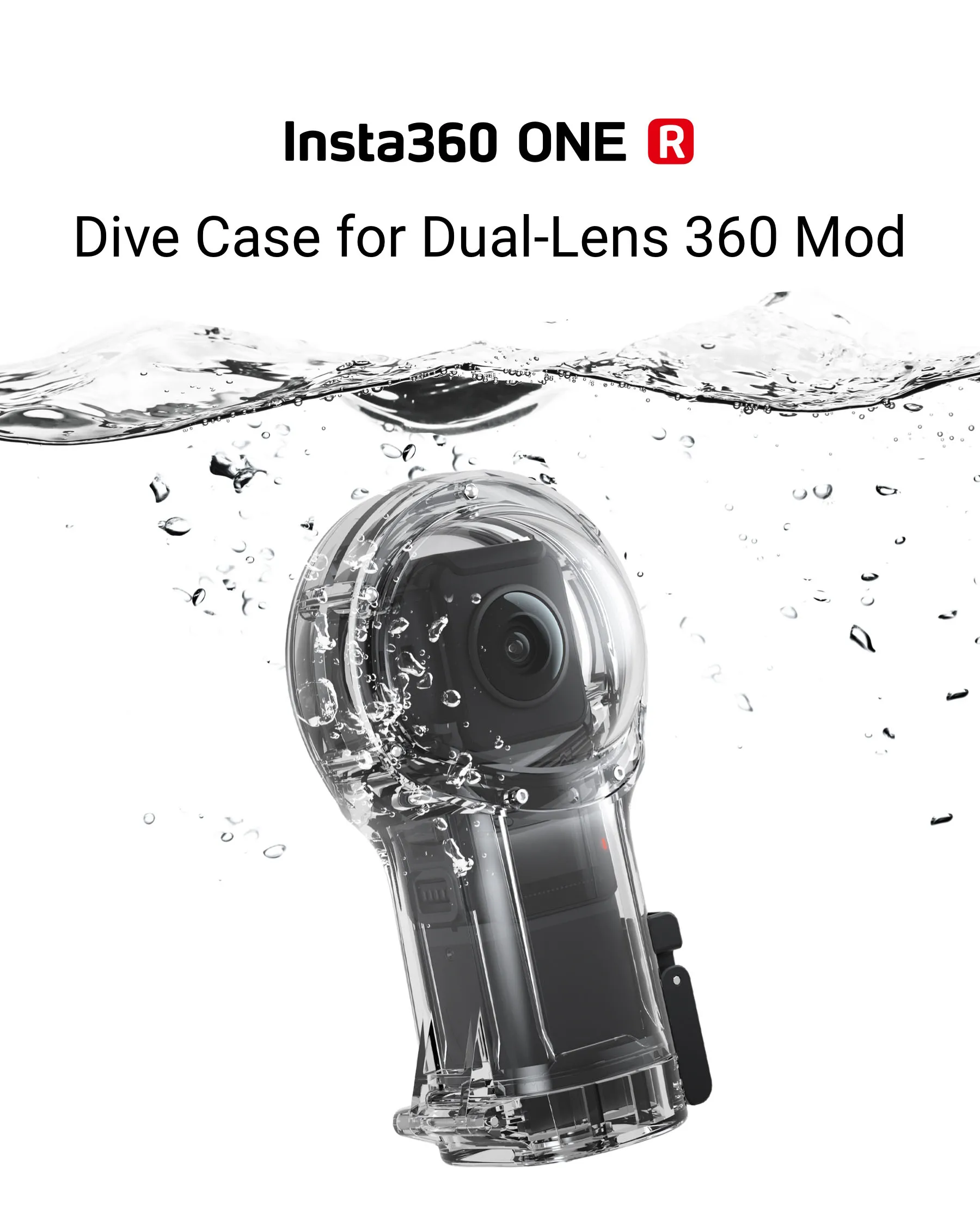 Оригинальный чехол Insta360 ONE R для дайвинга с двумя объективами 360 мод 1 дюйм