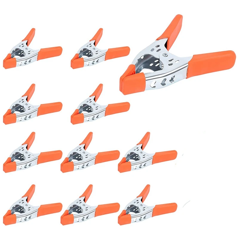 10-Piece 6 Inch Spring Clamp, Heavy Duty Spring Metal Spring Clamps, 2.5 Inch Jaw Opening
10-Piece 6 Inch Spring Clamp, Heavy Duty Spring Metal Spring Clamps, 2.5 Inch Jaw Opening