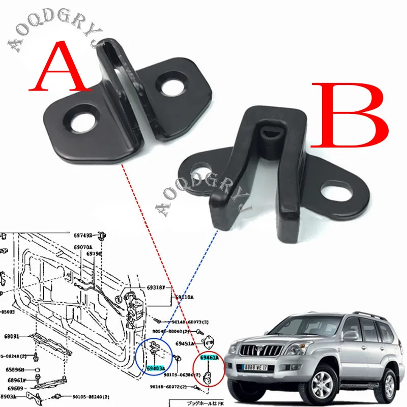 Car Accessories Trunk tailgate Door lock limit Car Door Stop Cover Fit For Toyota Land Cruiser Prado LC120 FJ120 2003-2009
Car Accessories Trunk tailgate Door lock limit Car Door Stop Cover Fit For Toyota Land Cruiser Prado LC120 FJ120 2003-2009