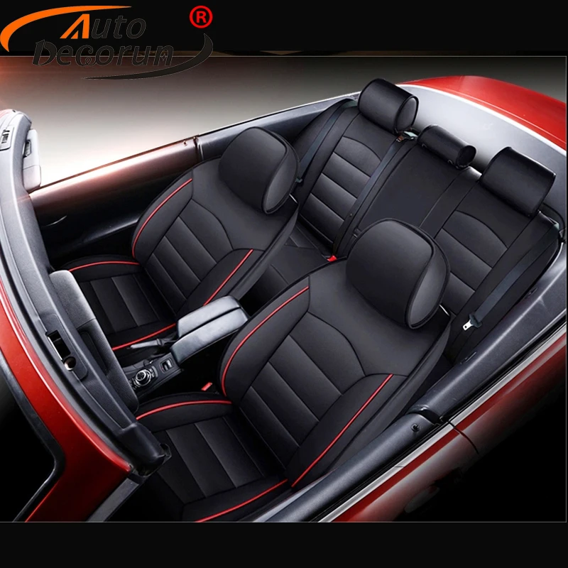 AutoDecorun 15 шт./компл. перфорированные подушки из воловьей кожи для сидений Acura CDX