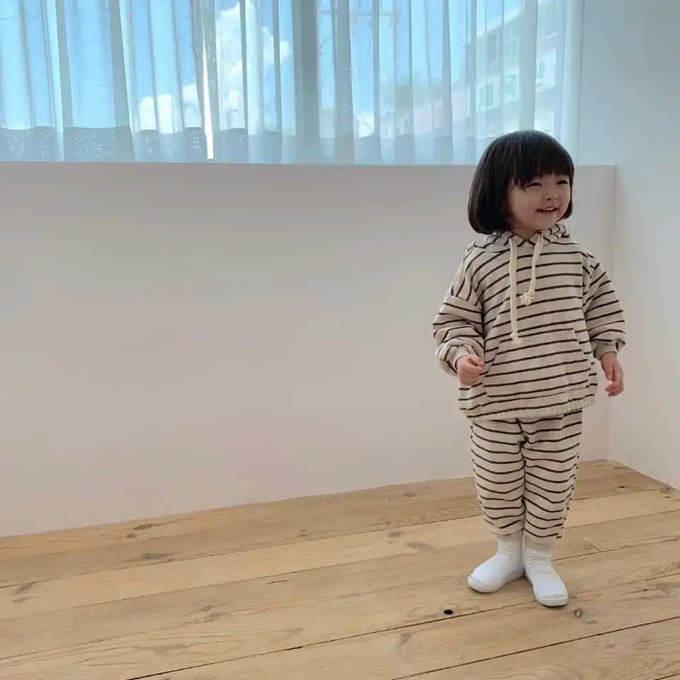 Kids Clothes Set 2020 New Fashion Long Sleeve Tops Full Striped Long Pants Infant Baby Boys Girls Autumn Winter Bodysuit Outfits
Kids Clothes Set 2020 New Fashion Long Sleeve Tops Full Striped Long Pants Infant Baby Boys Girls Autumn Winter Bodysuit Outfits