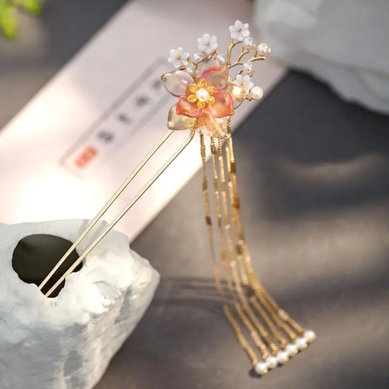 Vintage Hair Fork U Shape for Women Chinese Hairpin with Tassel Head Ornament Jewelry Gift
Vintage Hair Fork U Shape for Women Chinese Hairpin with Tassel Head Ornament Jewelry Gift