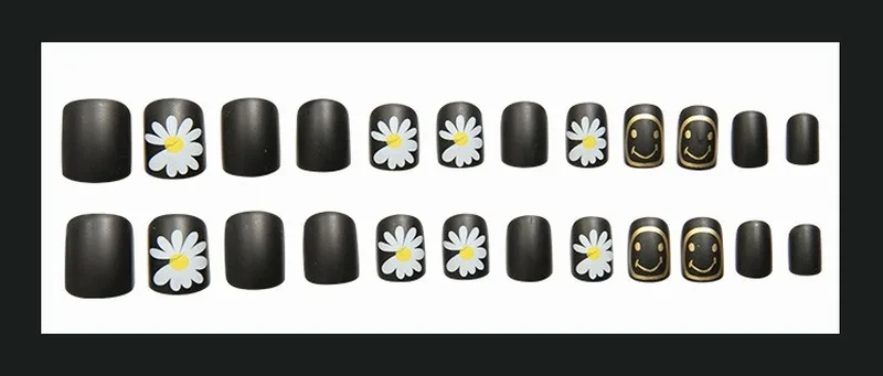 Ins net Red Daisy frosted black nail piece false nail nail nail patch nail patch waterproof artifical nails fake nail
Ins net Red Daisy frosted black nail piece false nail nail nail patch nail patch waterproof artifical nails fake nail