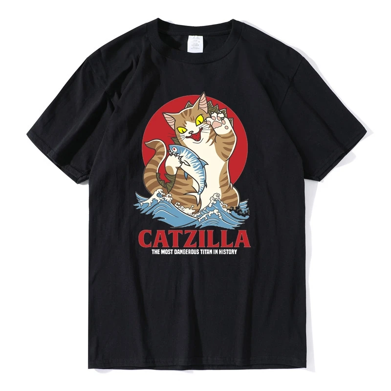 Catzilla Japanese Vintage Sunset Cat Lover Eat Fish It unisex Mens Shirt Short Sleeve Funny Unisex T-Shirt men harajuku tee tops
Catzilla Japanese Vintage Sunset Cat Lover Eat Fish It unisex Mens Shirt Short Sleeve Funny Unisex T-Shirt men harajuku tee tops