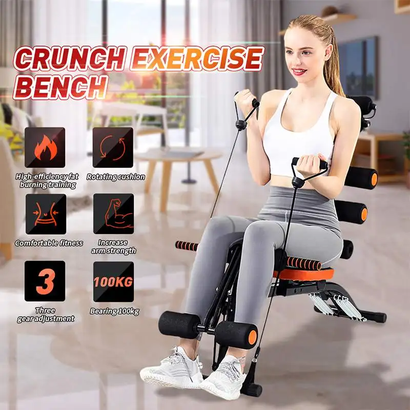 Household Weight Bench Foldable Fitness Bench Stool Indoor Training Sit-up Bench 6 Powerful Springs Adjustable Loadable 220lb
Household Weight Bench Foldable Fitness Bench Stool Indoor Training Sit-up Bench 6 Powerful Springs Adjustable Loadable 220lb