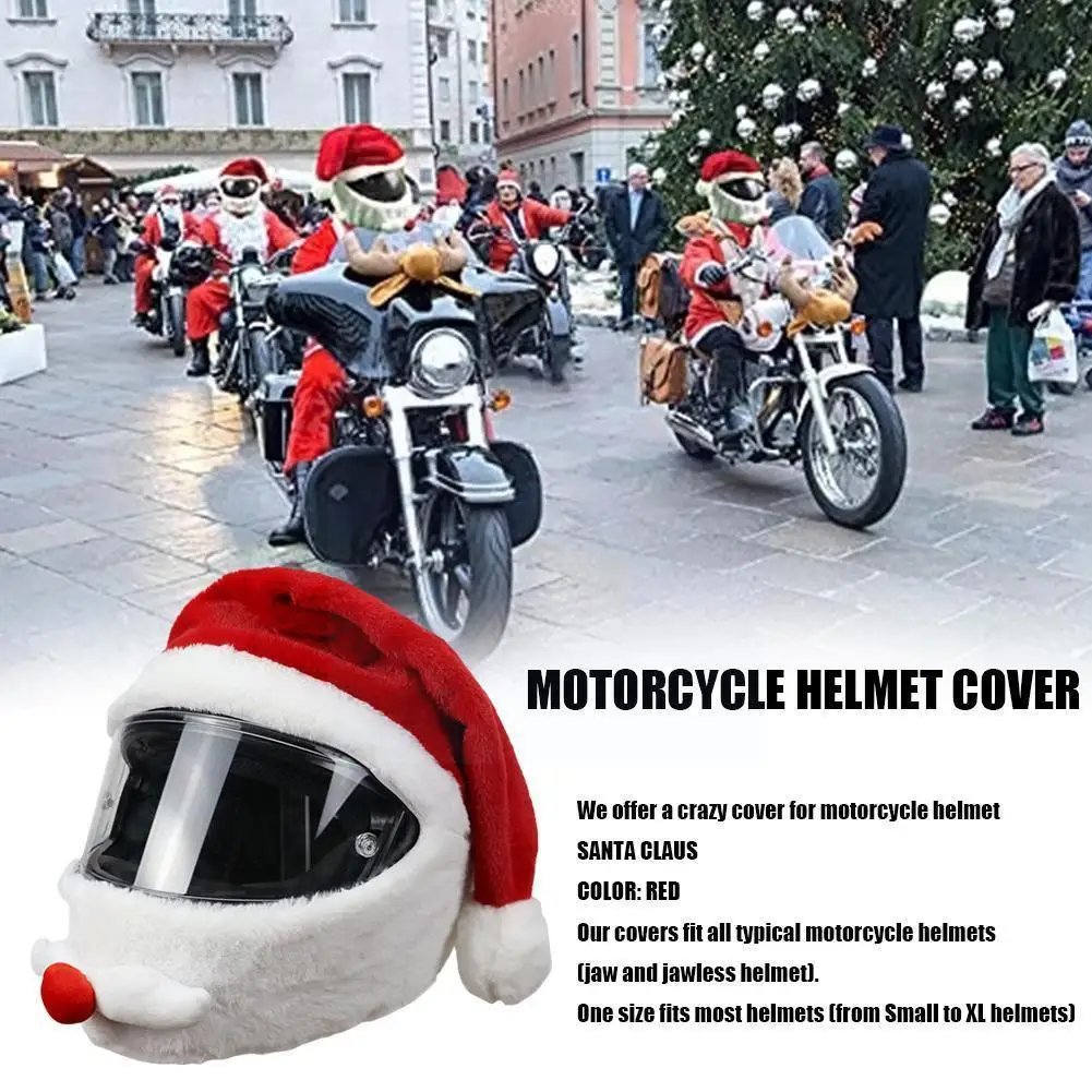 New Festival Cartoon Hat Cap Motorcycle Helmet Cover Cover Personalized Claus Santa Helmet Helmet Bicycle Fun Outdoor Innov V8N0
New Festival Cartoon Hat Cap Motorcycle Helmet Cover Cover Personalized Claus Santa Helmet Helmet Bicycle Fun Outdoor Innov V8N0