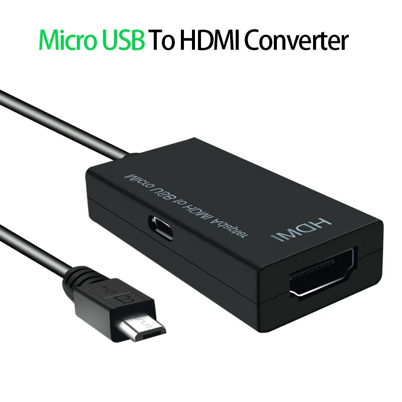 Адаптер 2 в 1 с Micro USB на HDMI для ТВ монитора 1080P HD аудио видео кабель конвертер Samsung
