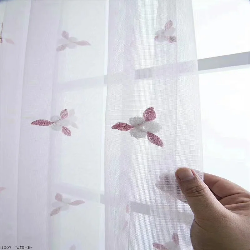 Embroidery Pink UFO Flowers Lace Curtains For Kid Living Room Bedroom Sheer Kitchen Curtain Window Treatment Screen White Tulle
Embroidery Pink UFO Flowers Lace Curtains For Kid Living Room Bedroom Sheer Kitchen Curtain Window Treatment Screen White Tulle