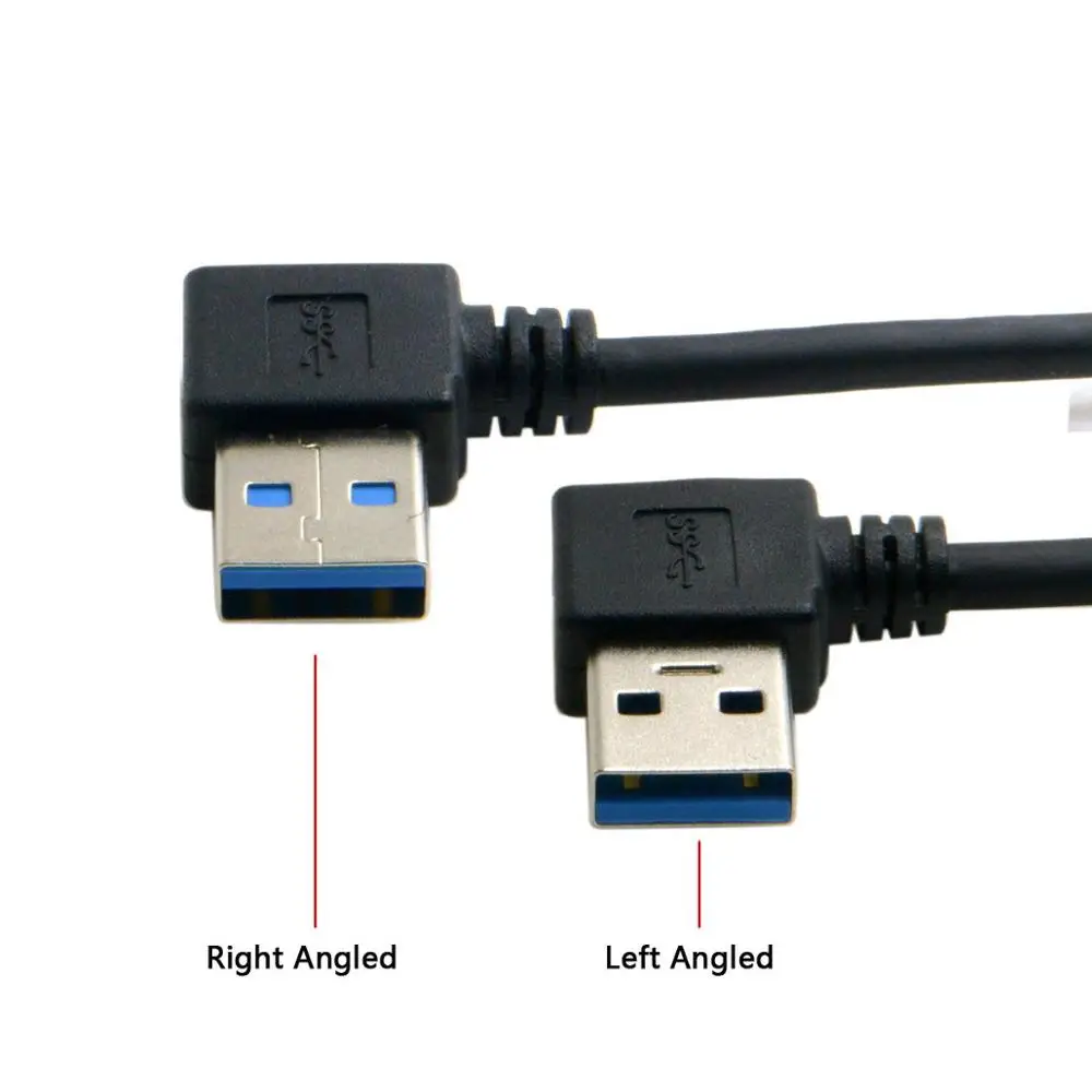 20cm 50cm 90 Degree right angle USB3.0 A male to Left angle USB3.0 A male data cable for hardisk HDD Black color
20cm 50cm 90 Degree right angle USB3.0 A male to Left angle USB3.0 A male data cable for hardisk HDD Black color
