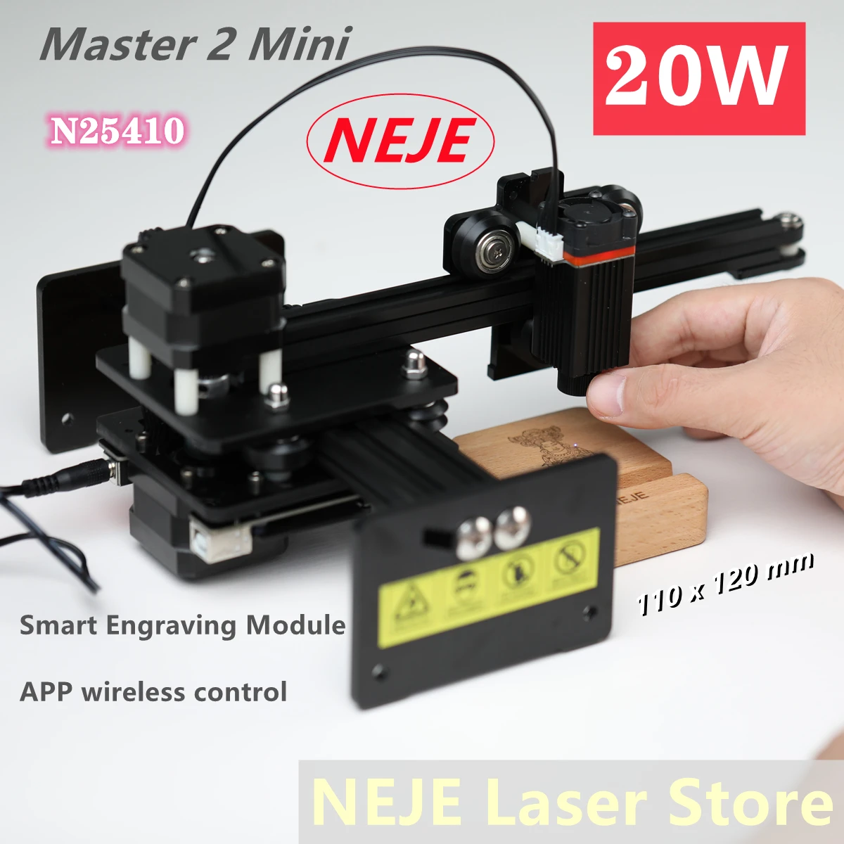 Лазерный гравировальный станок NEJE Master 2 Mini 20 110x120 мм|Фрезы по дереву| |
