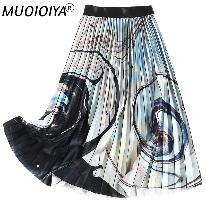 2021 Spring Newest Arrival Fashion Elegant Elastic Waist Irregular Print Pleated Skirt for Woman
2021 Spring Newest Arrival Fashion Elegant Elastic Waist Irregular Print Pleated Skirt for Woman