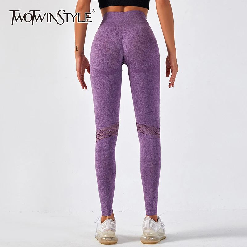 TWOTWINSTYLE Seamless Fitness Elastic Pants For Female High Waist Print Breathable Yoga Pants Sportswear Fashion 2021
TWOTWINSTYLE Seamless Fitness Elastic Pants For Female High Waist Print Breathable Yoga Pants Sportswear Fashion 2021
