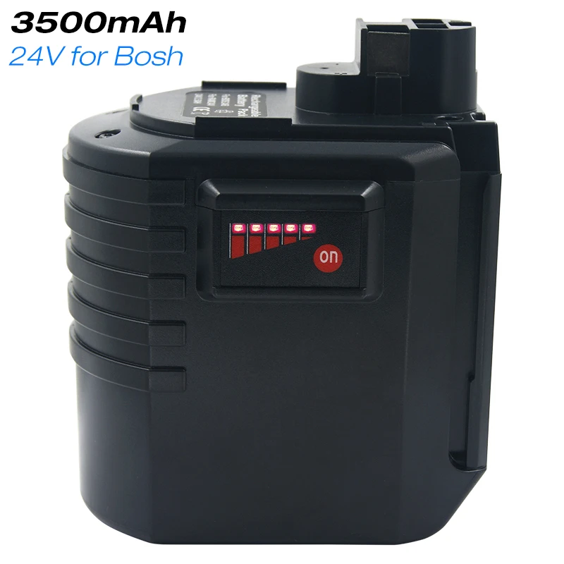 24V 3500mAh Ni-mh Rechargeable Battery for Bosch BAT019 BAT020 BAT021 GBH 24VRE GBH 24VFR GBH 24VSR Cordless Drills 
24V 3500mAh Ni-mh Rechargeable Battery for Bosch BAT019 BAT020 BAT021 GBH 24VRE GBH 24VFR GBH 24VSR Cordless Drills