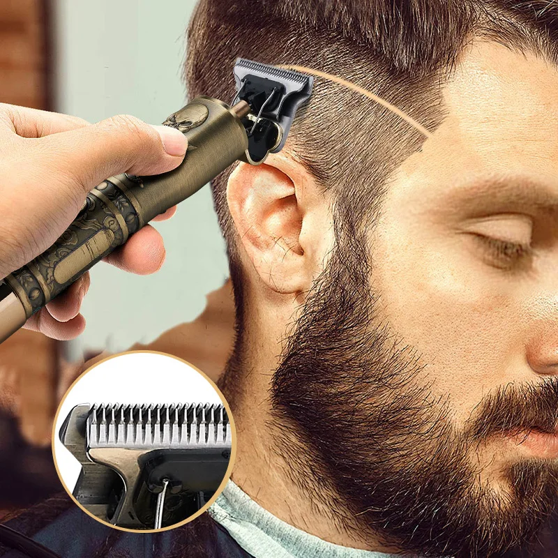 Oil Head Electric Hair Clipper USB Rechargeable Shaver Beard Trimmer Professional Barber Haircut Cutter Cutting + Limit Comb*3
Oil Head Electric Hair Clipper USB Rechargeable Shaver Beard Trimmer Professional Barber Haircut Cutter Cutting + Limit Comb*3