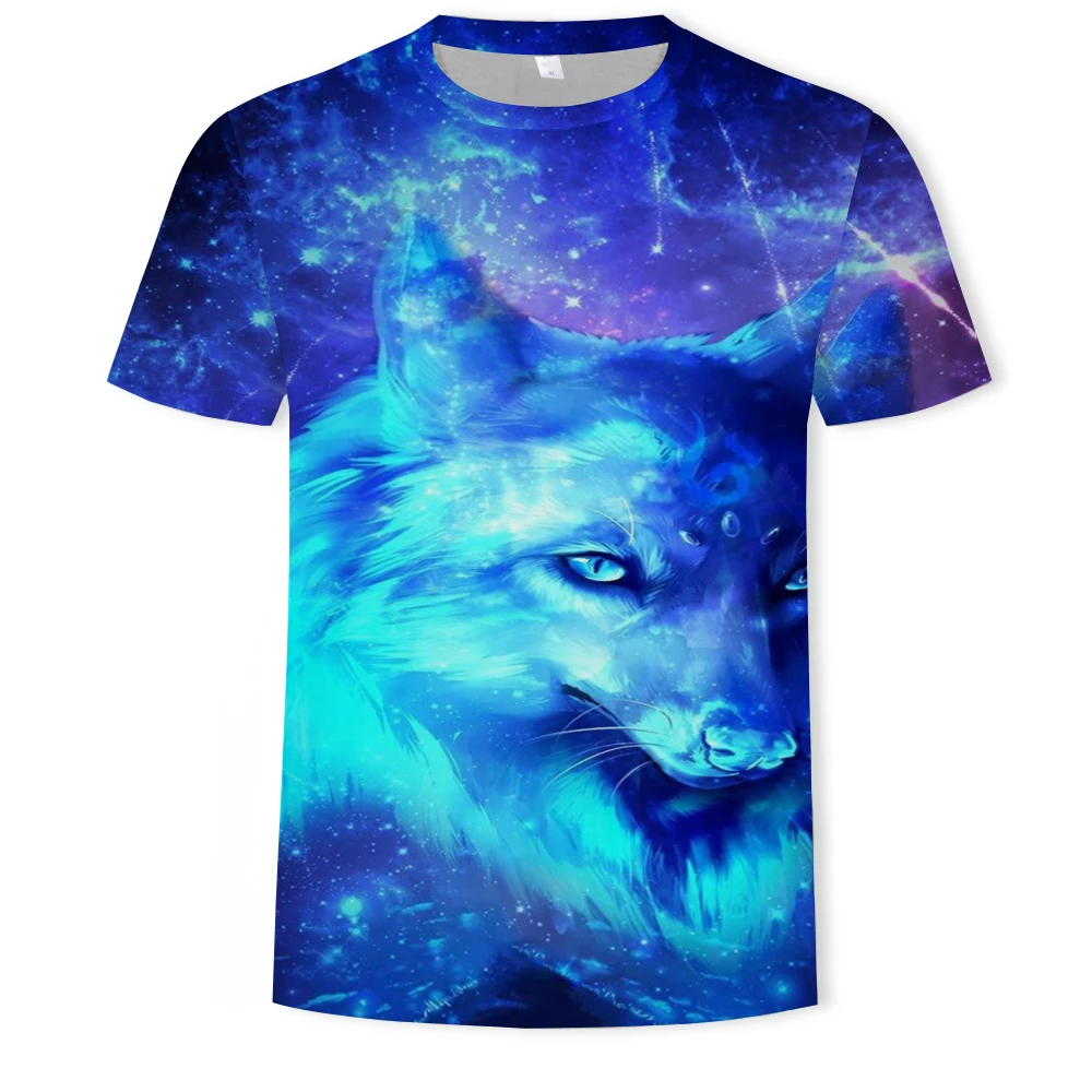 Creative smoky wolf head oversized T-shirt animal summer new street fashion O-neck short-sleeved male T-shirt 3D printing
Creative smoky wolf head oversized T-shirt animal summer new street fashion O-neck short-sleeved male T-shirt 3D printing