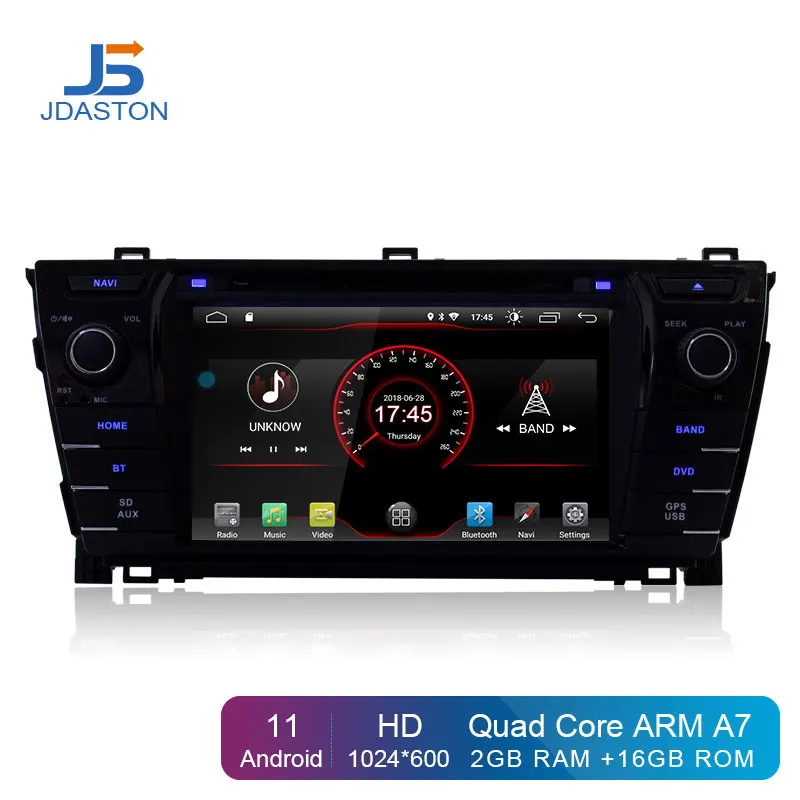 JDASTON Android 11 Car DVD Player For TOYOTA COROLLA 2014 2 Din Car Radio GPS Navigation Multimedia IPS Stereo WIFI Bluetooth
JDASTON Android 11 Car DVD Player For TOYOTA COROLLA 2014 2 Din Car Radio GPS Navigation Multimedia IPS Stereo WIFI Bluetooth
