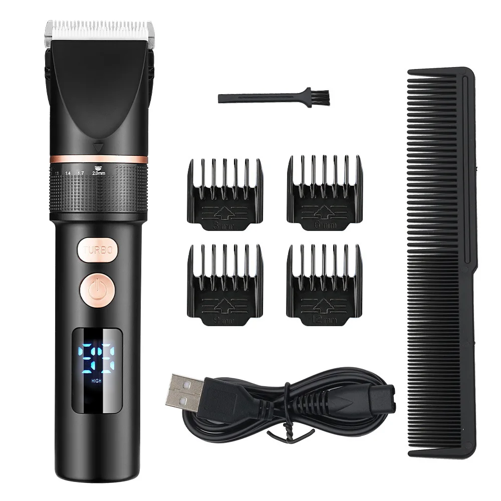 Electric Hair Clipper Rechargeable Trimmer for Men Barber Hair Cutting Machine Shaver LCD Display Dropshipping Haircut Tools
Electric Hair Clipper Rechargeable Trimmer for Men Barber Hair Cutting Machine Shaver LCD Display Dropshipping Haircut Tools