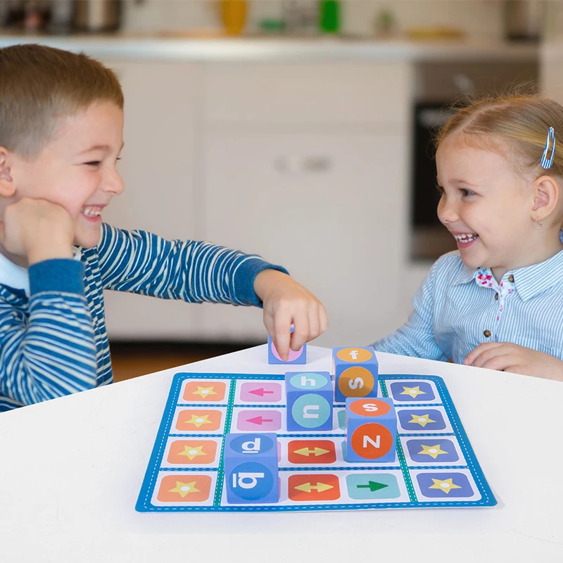 Montessori Spell Toys English Alphabet Letter Cube Alphabets Moving Matching Toys for Children Kindergarten Educational Learning
Montessori Spell Toys English Alphabet Letter Cube Alphabets Moving Matching Toys for Children Kindergarten Educational Learning