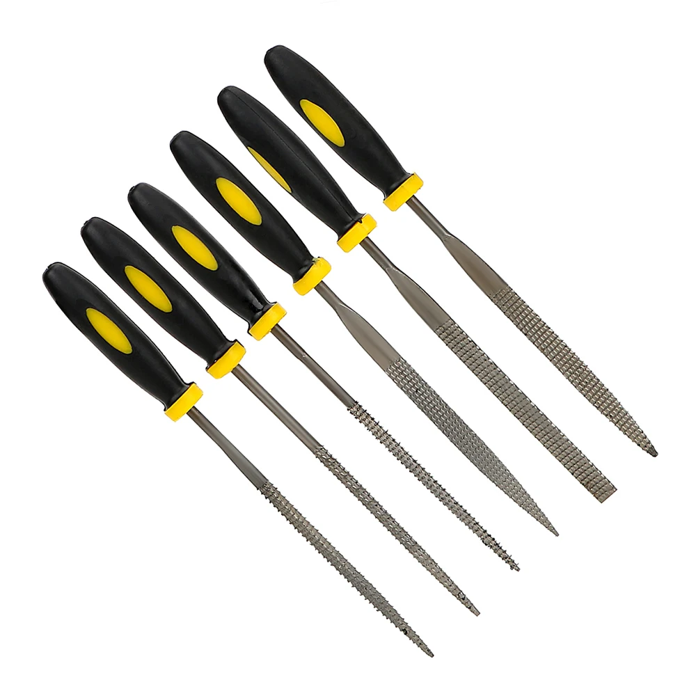 DIYWORK Mini Metal File Assorted Rasp Diamond Needle File set Repair Tool Hand File Tool Jewelry Wood Grinding 6pcs
DIYWORK Mini Metal File Assorted Rasp Diamond Needle File set Repair Tool Hand File Tool Jewelry Wood Grinding 6pcs