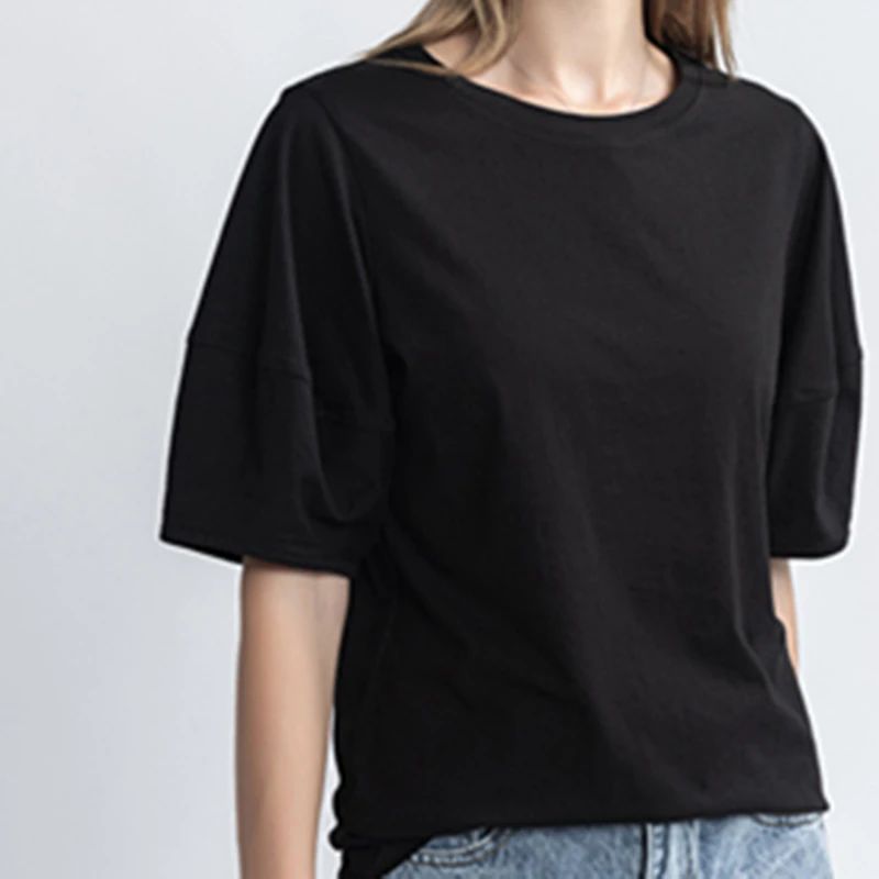 2020 New Summer Women Solid Color Cotton Slim Fashion T-shirt Female Loose Plus Size Tops Ladies High Quality Tees BY02
2020 New Summer Women Solid Color Cotton Slim Fashion T-shirt Female Loose Plus Size Tops Ladies High Quality Tees BY02