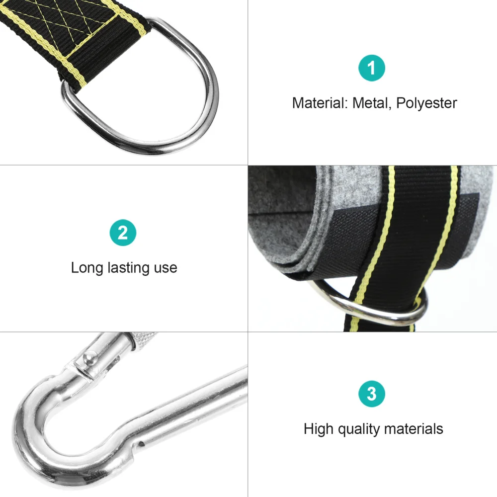 1 Set of Outdoor Swing Strap Adjustable Swing Hanging Kit Polyester Hammock Rope
1 Set of Outdoor Swing Strap Adjustable Swing Hanging Kit Polyester Hammock Rope