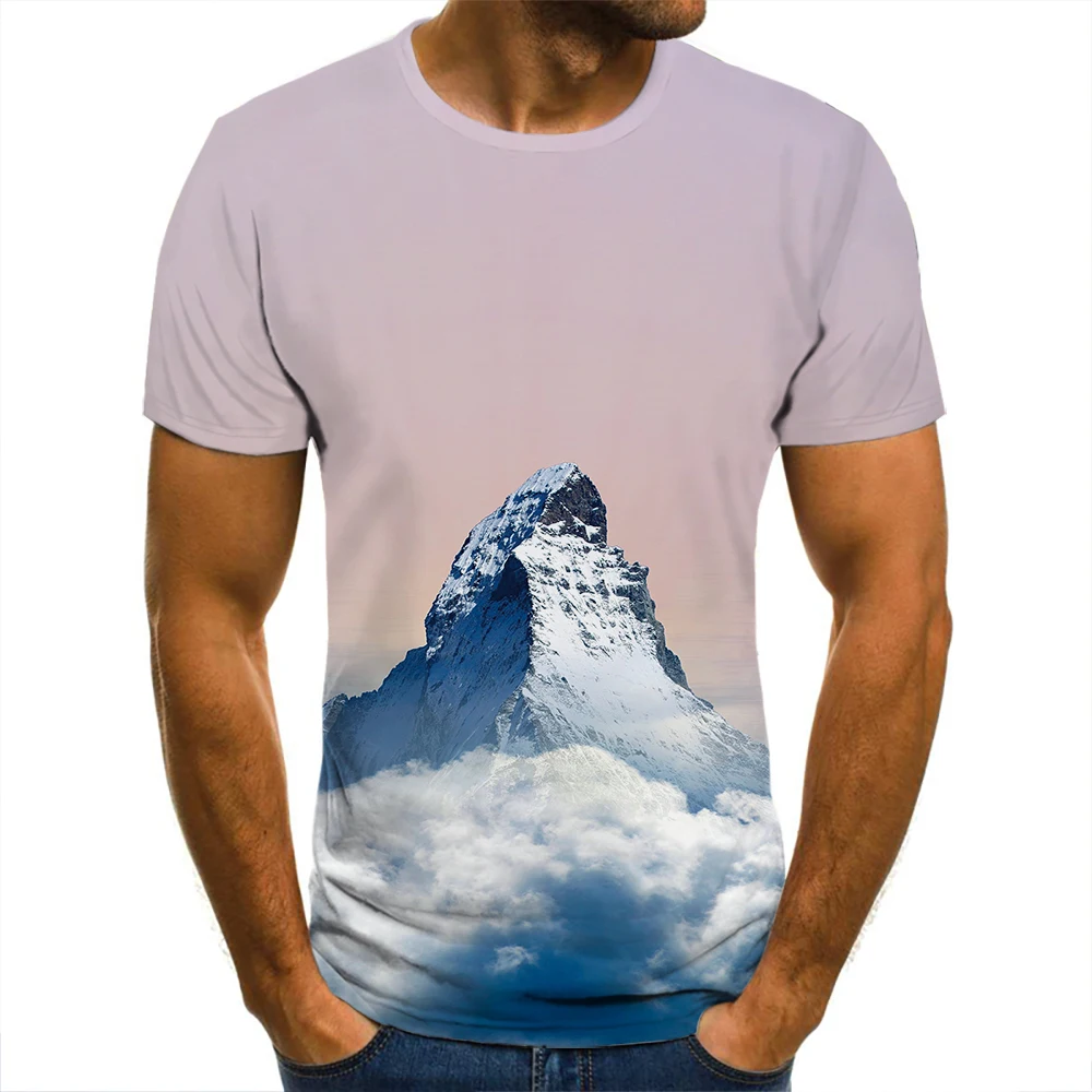 3D T-Shirt Mountain Landscape Men Women Children Clothing Short Sleeve Cool Tees Fashion Casual Summer Boy Girl Kids Streetwear 
3D T-Shirt Mountain Landscape Men Women Children Clothing Short Sleeve Cool Tees Fashion Casual Summer Boy Girl Kids Streetwear