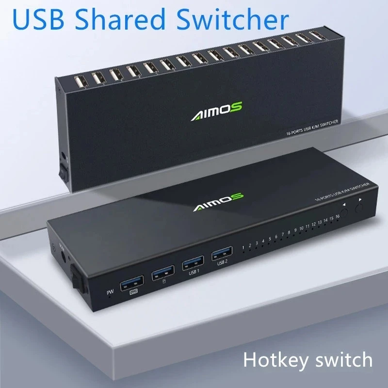 USB2.0 Switch KVM Switcher Splitter Box for 16 PC Sharing Printer Keyboard Mouse 4K USB HDMI-compatible Switch Box Video Display
USB2.0 Switch KVM Switcher Splitter Box for 16 PC Sharing Printer Keyboard Mouse 4K USB HDMI-compatible Switch Box Video Display
