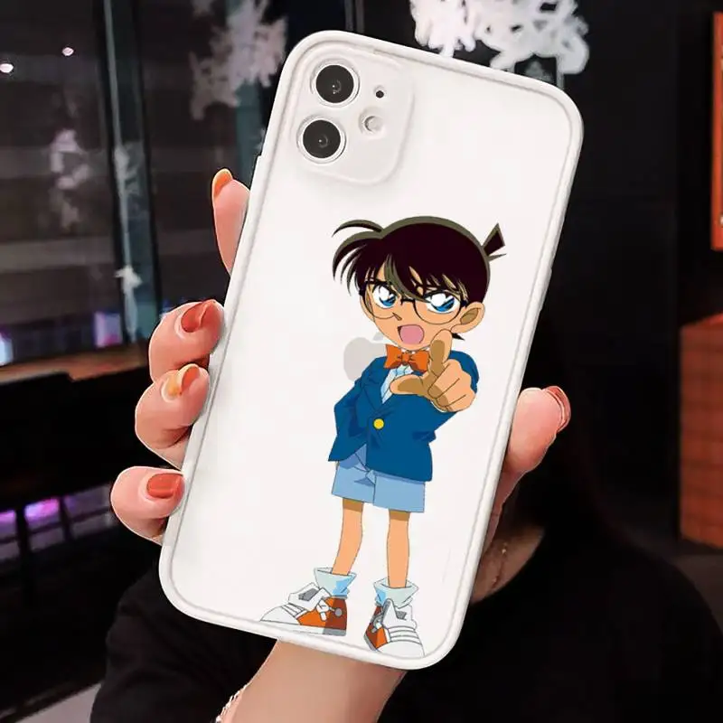 Japan anime Detective Conan Phone Case matte transparent For iphone 7 8 11 12 plus mini x xs xr pro max cover
Japan anime Detective Conan Phone Case matte transparent For iphone 7 8 11 12 plus mini x xs xr pro max cover