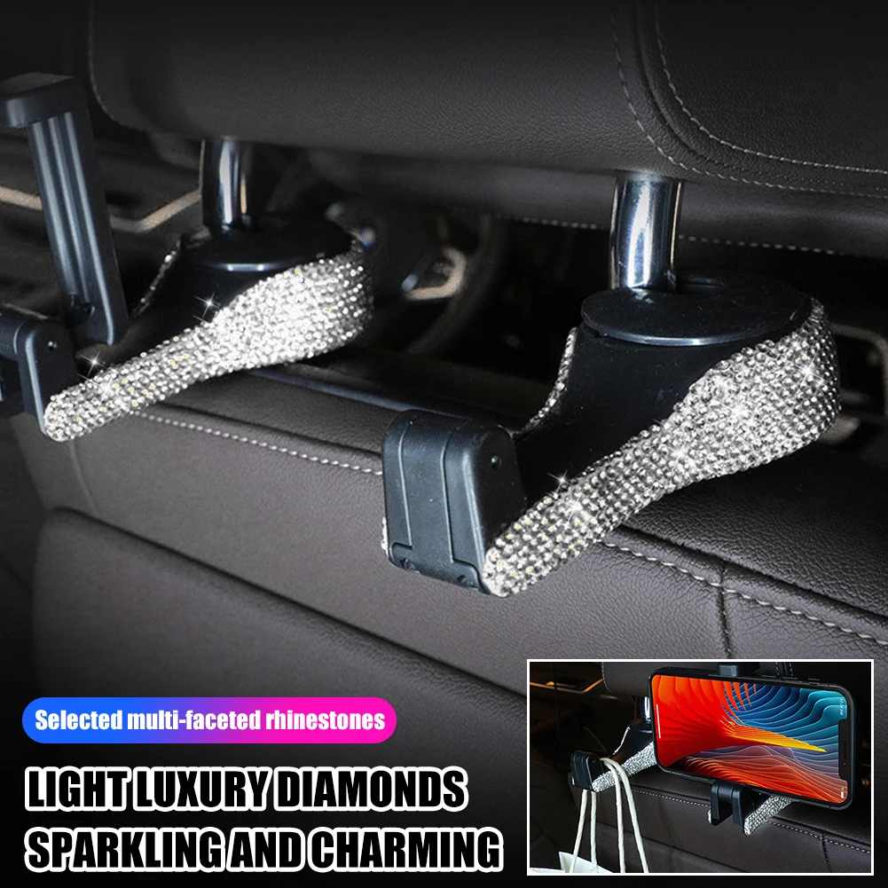 Universal Car Seat Headrest Hook Phone Holder Hanger Storage Organizer Backseat Hook Bling Phone Bracket Supplies Dropshipping
Universal Car Seat Headrest Hook Phone Holder Hanger Storage Organizer Backseat Hook Bling Phone Bracket Supplies Dropshipping
