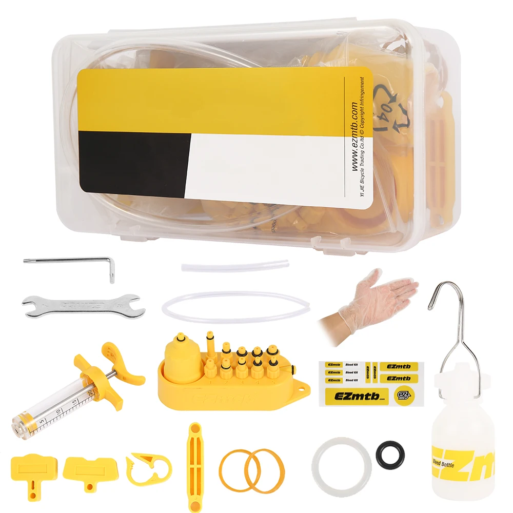 Bicycle Hydraulic Disc Brake Oil Bleed Kit Tools For SHIMANO, SRAM, TEKTRO, MAGURA Series MTB Road Bike Brake Repair Tool 
Bicycle Hydraulic Disc Brake Oil Bleed Kit Tools For SHIMANO, SRAM, TEKTRO, MAGURA Series MTB Road Bike Brake Repair Tool