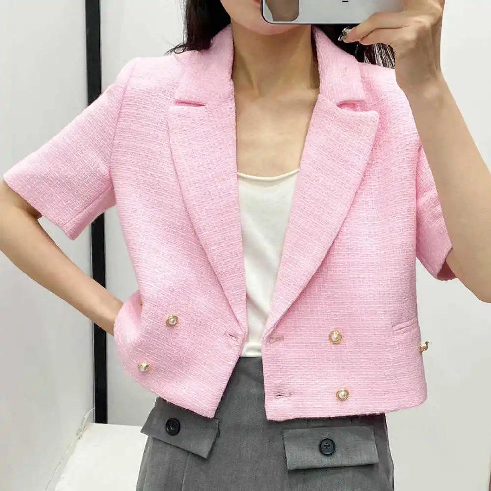 2021 Women's jacket spring office suit blazer suits Coat Pants trouser suits vintage Casual shorts Texture summer suit
2021 Women's jacket spring office suit blazer suits Coat Pants trouser suits vintage Casual shorts Texture summer suit