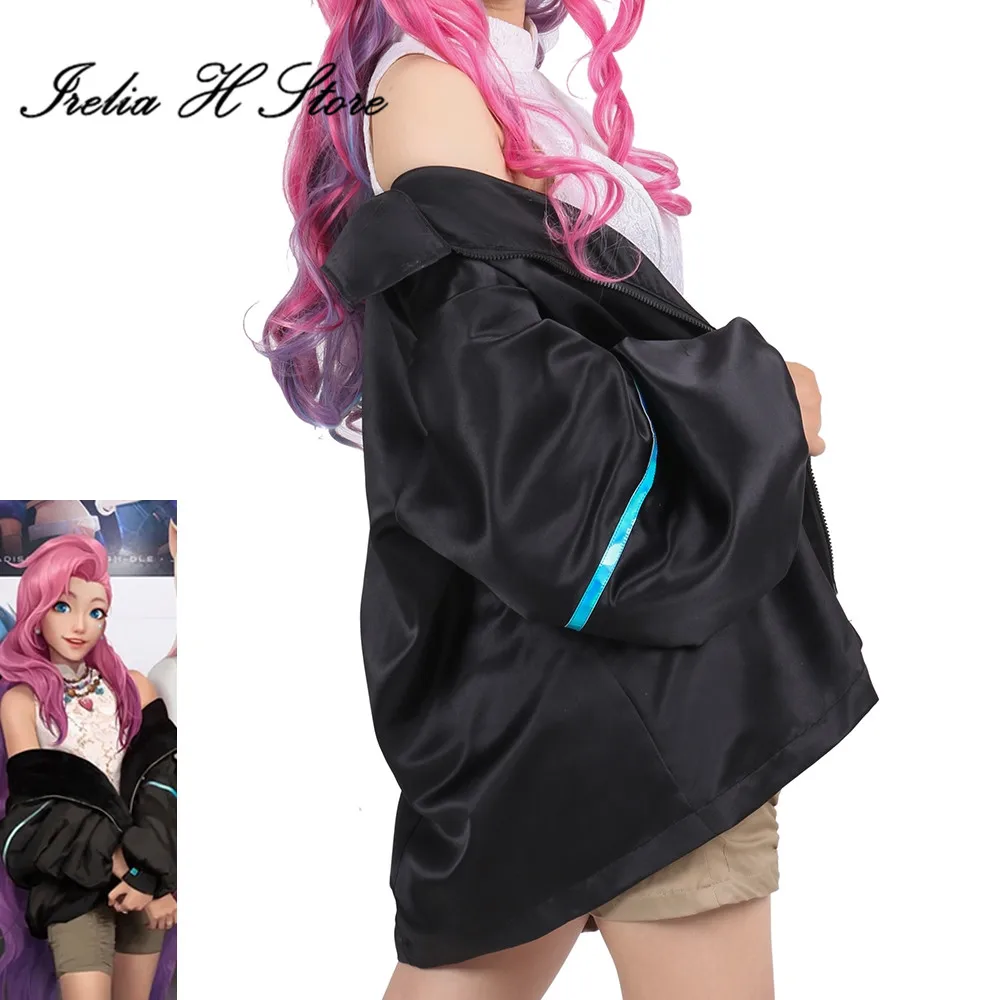 LOL Game Cosplays LOL KDA Seraphine Cosplay Costume coat shorts daily dress suit set
LOL Game Cosplays LOL KDA Seraphine Cosplay Costume coat shorts daily dress suit set