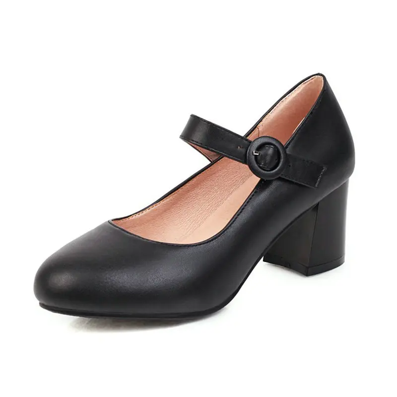 Sianie Tianie 2020 new spring autumn plain solid color woman shoes buckle strap block high heels ladies dress mary janes pumps
Sianie Tianie 2020 new spring autumn plain solid color woman shoes buckle strap block high heels ladies dress mary janes pumps