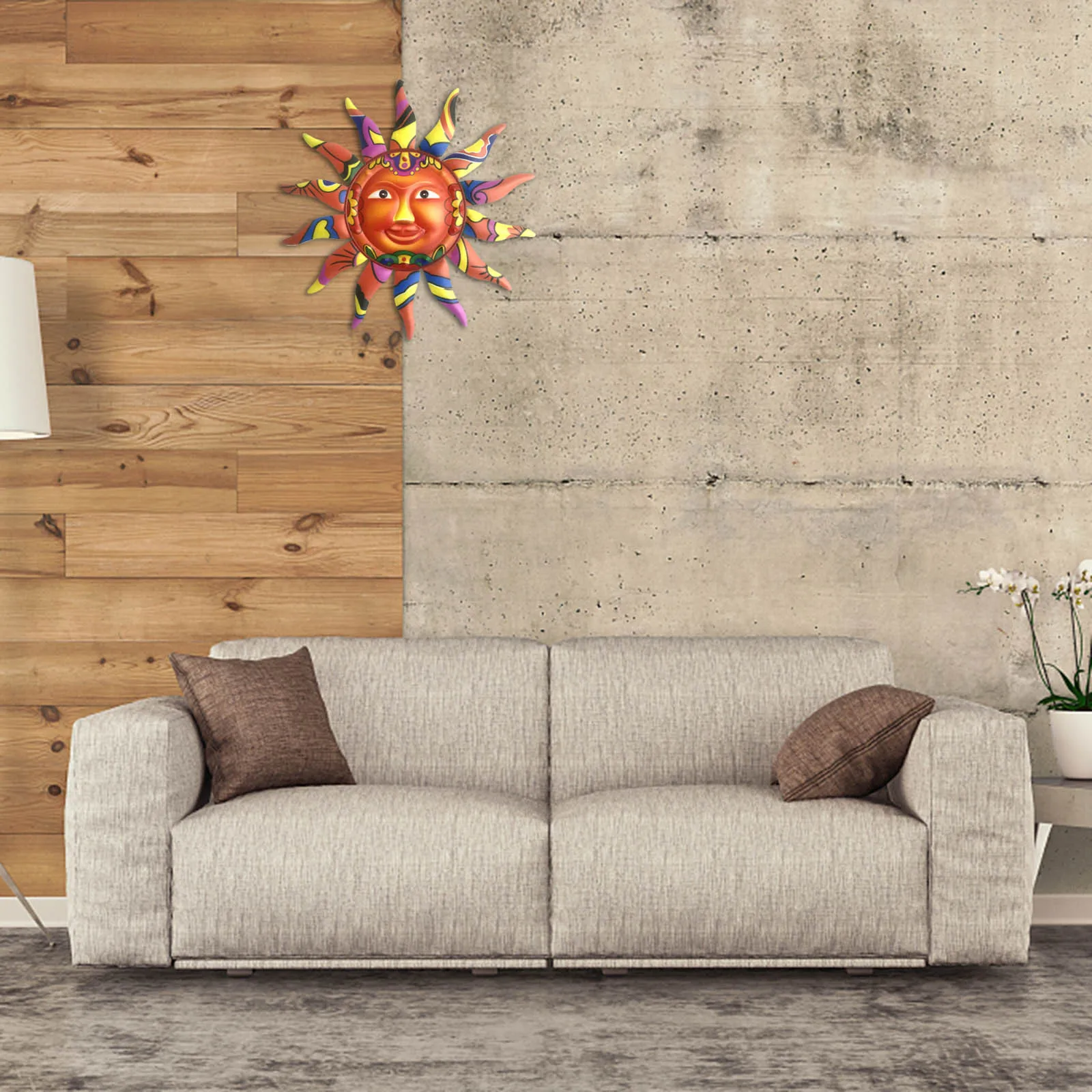 12.7 Inch Stylish Metal Sun Wall Art Decor Hanging Vivid Handmade Painting Home Decoration For Home Garden Diy Wall Decor
12.7 Inch Stylish Metal Sun Wall Art Decor Hanging Vivid Handmade Painting Home Decoration For Home Garden Diy Wall Decor