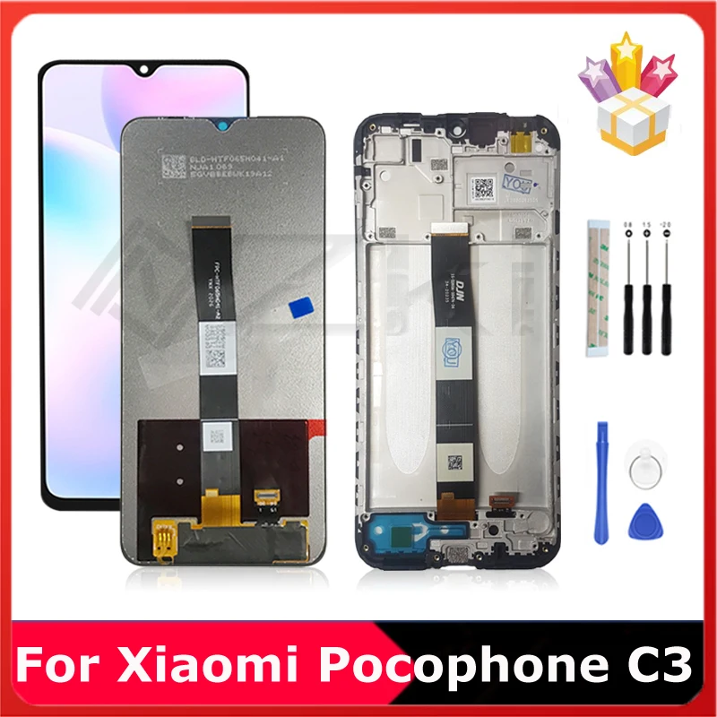 6.53" For Xiaomi Pocophone Poco C3 M2006C3MI LCD Display Full Panel Touch Screen Digitizer Assembly Replacement Parts With Frame
6.53" For Xiaomi Pocophone Poco C3 M2006C3MI LCD Display Full Panel Touch Screen Digitizer Assembly Replacement Parts With Frame