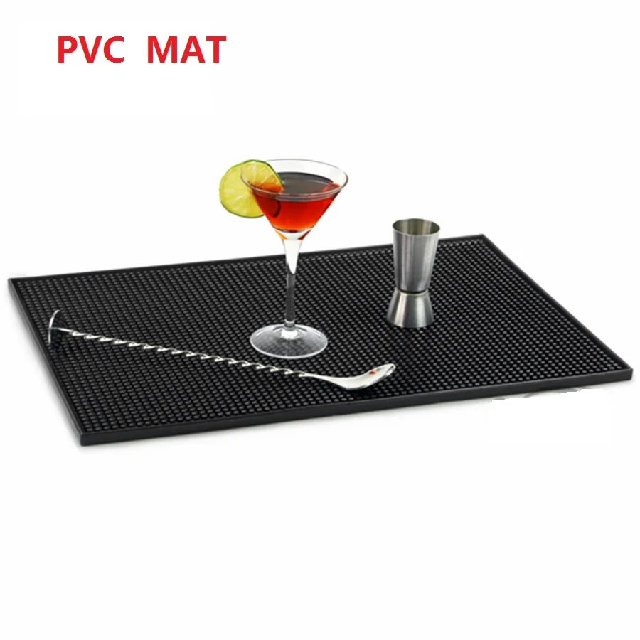 

Black Bar Mat Rubber Bar Service Spill Mat Rubber Bar Mat Bar Runner Glass Drip Tray Beer Drink Rail Bars Service Mat