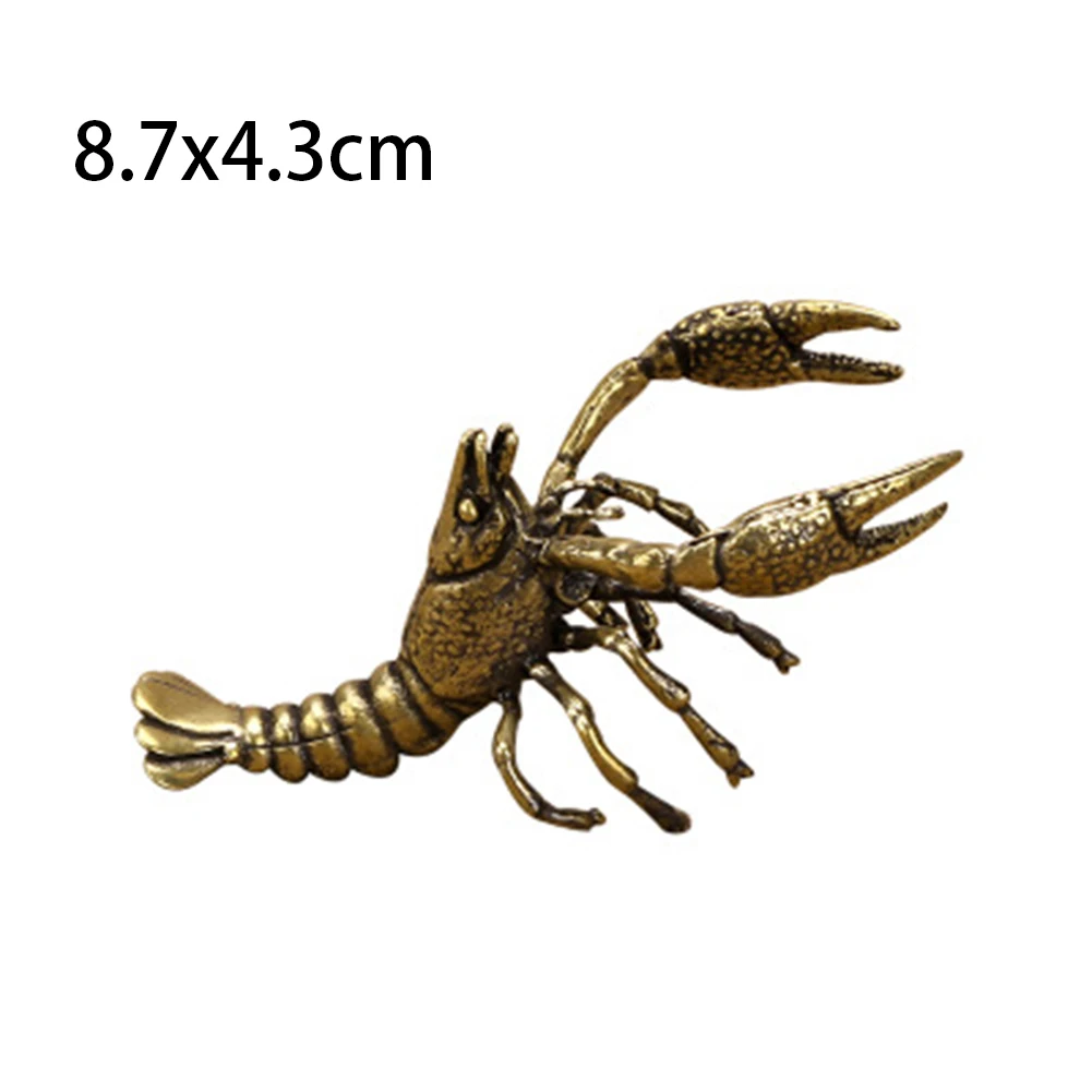 Lobster Ornament Pure Copper Brass Solid Tea Pets Retro Antique Collection Crafts Statue For Desk Home Decoration
Lobster Ornament Pure Copper Brass Solid Tea Pets Retro Antique Collection Crafts Statue For Desk Home Decoration