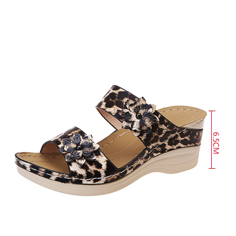 Rimocy Women Summer Wedges Leopard Slippers Platform Open Toe Beach Slides Shoes Woman Plus Size Outdoor Casual Sandals 2021 
Rimocy Women Summer Wedges Leopard Slippers Platform Open Toe Beach Slides Shoes Woman Plus Size Outdoor Casual Sandals 2021
