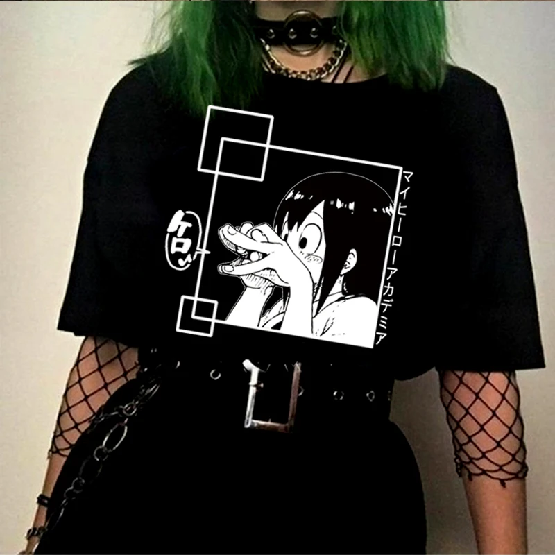 Tsuyu Asui Froppy My Hero Academia Classic T-Shirt Anime Kawaii Short-sleeved Shirt Unisex
Tsuyu Asui Froppy My Hero Academia Classic T-Shirt Anime Kawaii Short-sleeved Shirt Unisex