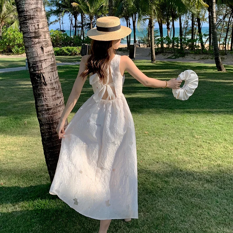 Women Summer Strap Dress Backless Sleeveless Beach Casual Sundress 2021 Fashion Dress For Women
Women Summer Strap Dress Backless Sleeveless Beach Casual Sundress 2021 Fashion Dress For Women