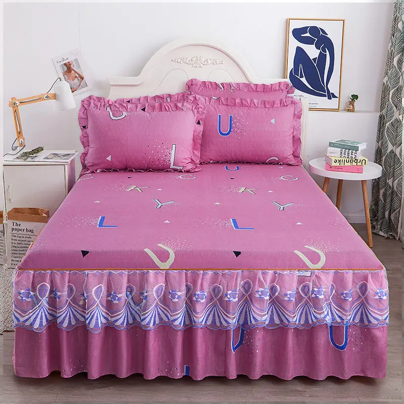 Korean style bed skirt lace bed skirt one-piece bedspread protective cover
Korean style bed skirt lace bed skirt one-piece bedspread protective cover
