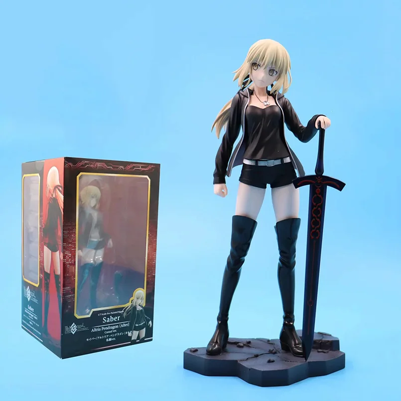 24cm Anime Fate stay night Figure Casual clothes saber PVC Action Figure Collectible model toys kid gift
24cm Anime Fate stay night Figure Casual clothes saber PVC Action Figure Collectible model toys kid gift