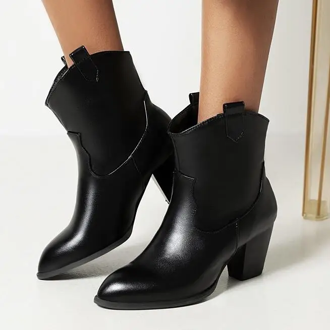 Мотоциклетные ковбойские ботинки размера плюс 43 для осени и зимы, женские короткие ботильоны из мягкой искусственной кожи на высоком каблу...
Мотоциклетные ковбойские ботинки размера плюс 43 для осени и зимы, женские короткие ботильоны из мягкой искусственной кожи на высоком каблу...